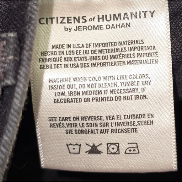 Citizens of Humanity Rocket High Rise‎ Skinny Shadow Side Stripe jeans Size 27 - Picture 12 of 15